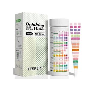 Drinking Water Test Strips 125ct 16 in 1 – 30s Quick Screening for Hardness